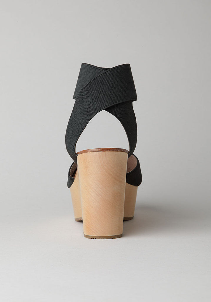 Elastic Platform Sandal
