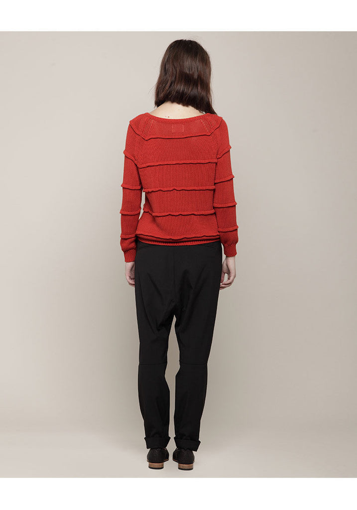 Ribbed Stripe Sweater