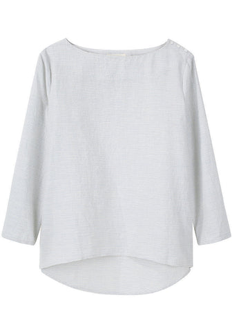 Striped Cotton Blouse