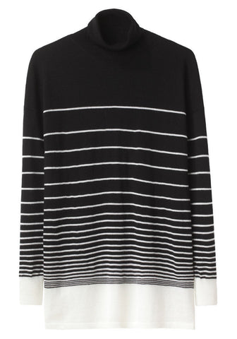 Striped Turtleneck