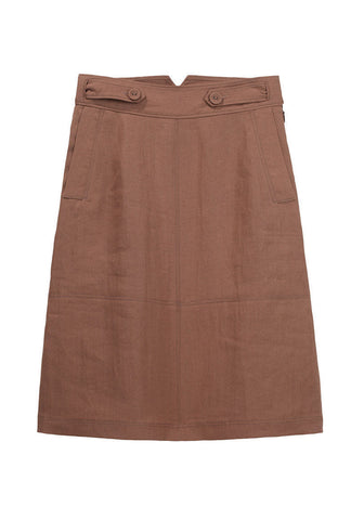 A-Line Linen Skirt