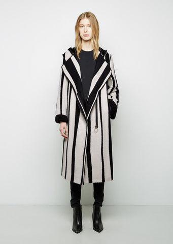 Tria Long Jacquard Coat