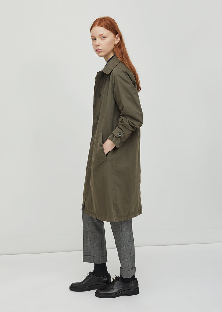 Cotton Drill Trench Coat