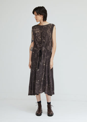 Sleeveless Silk Dress