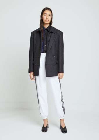 Wool Coat With Collar Detail