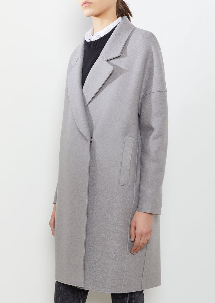 Oversize Collar Double Breasted Coat