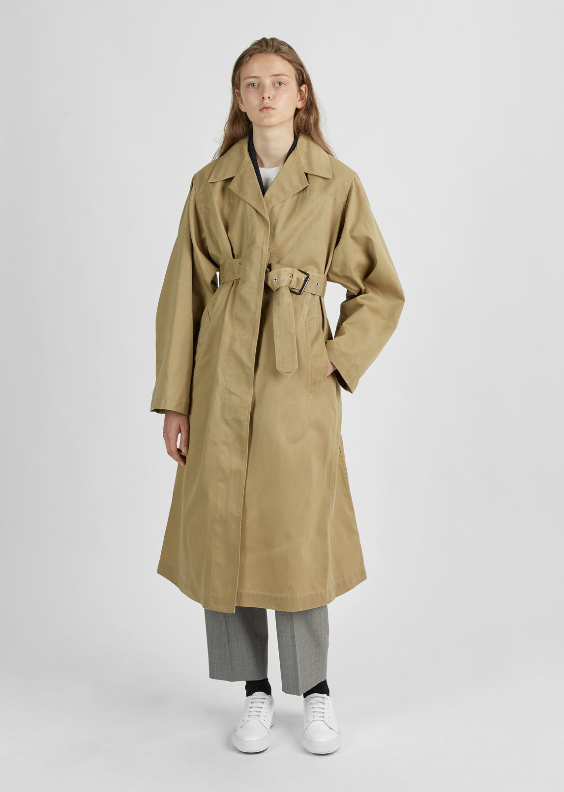 コート ISABEL MARANT Woman Coat Beige MA0030FGC3E01I 67LK HANIS COAT Woman ecru | ISABEL MARANT Official online store