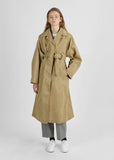 Bonded Cotton Trench Coat