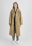 Bonded Cotton Trench Coat