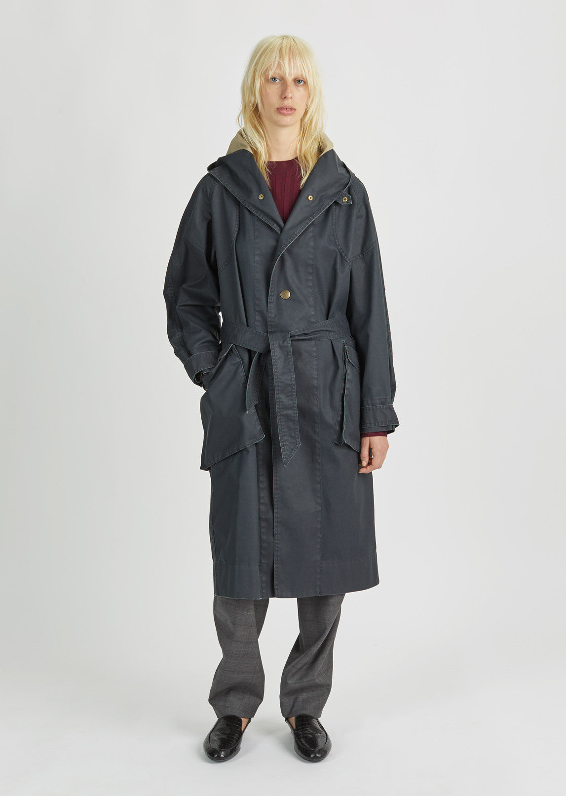 Donato Hooded Trench Coat by Isabel Marant Etoile- La Garçonne