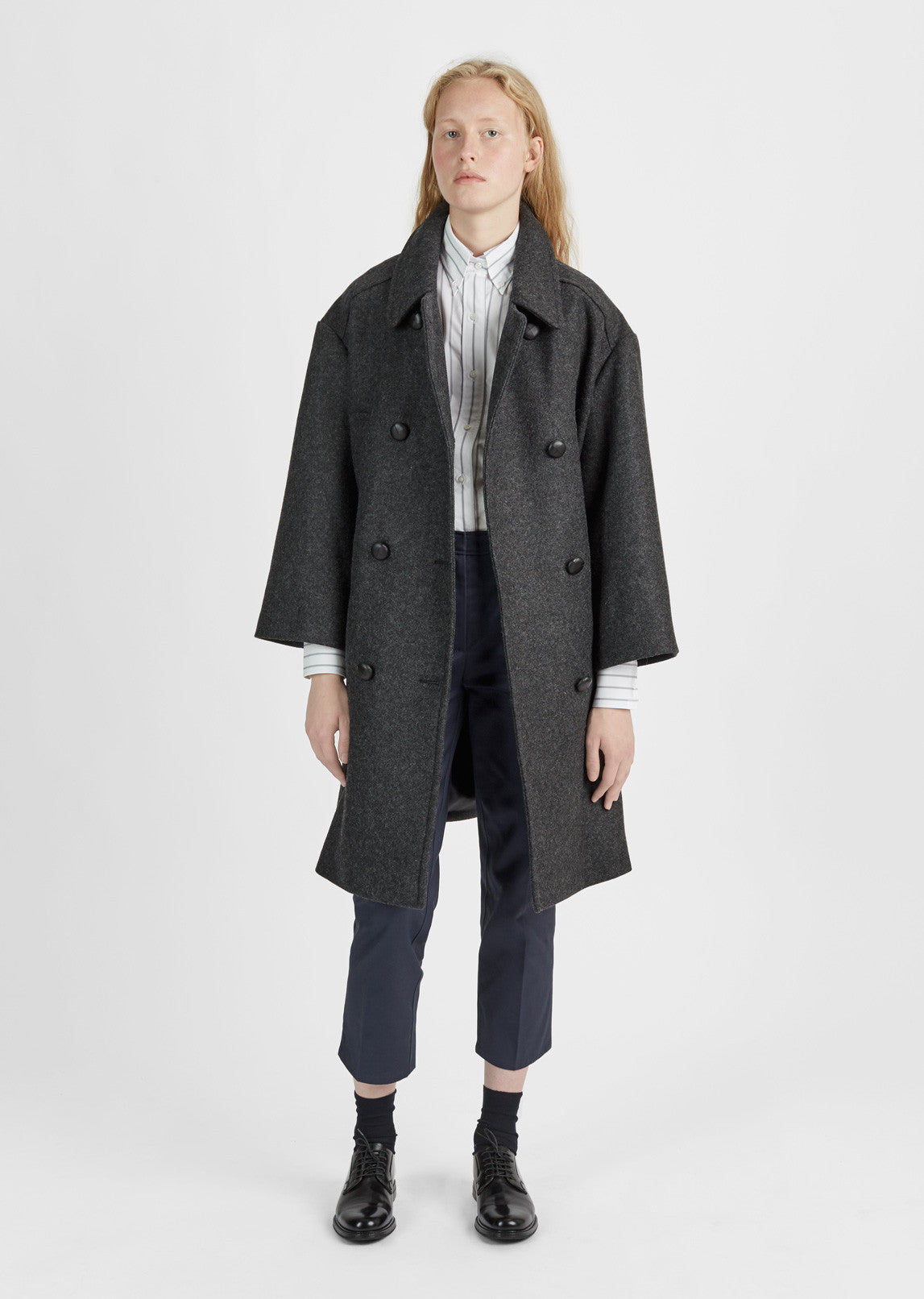 Flicka Long Caban Coat by Isabel Marant Étoile - La Garçonne