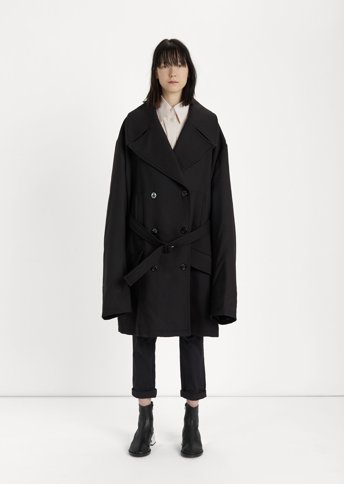 Bonded Wool Coat by MM6 Maison Margiela - La Garçonne