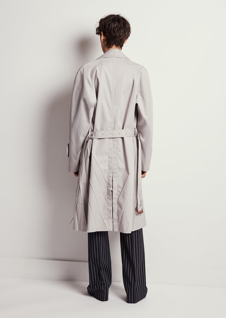 Pleated Trench
