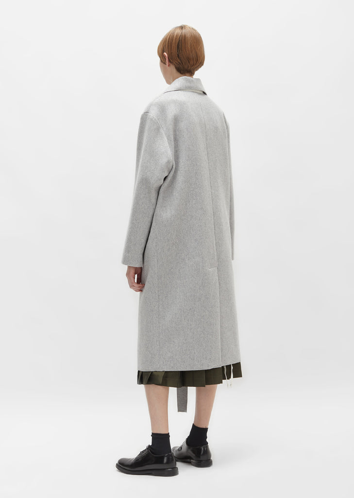 Belted Wool Overcoat