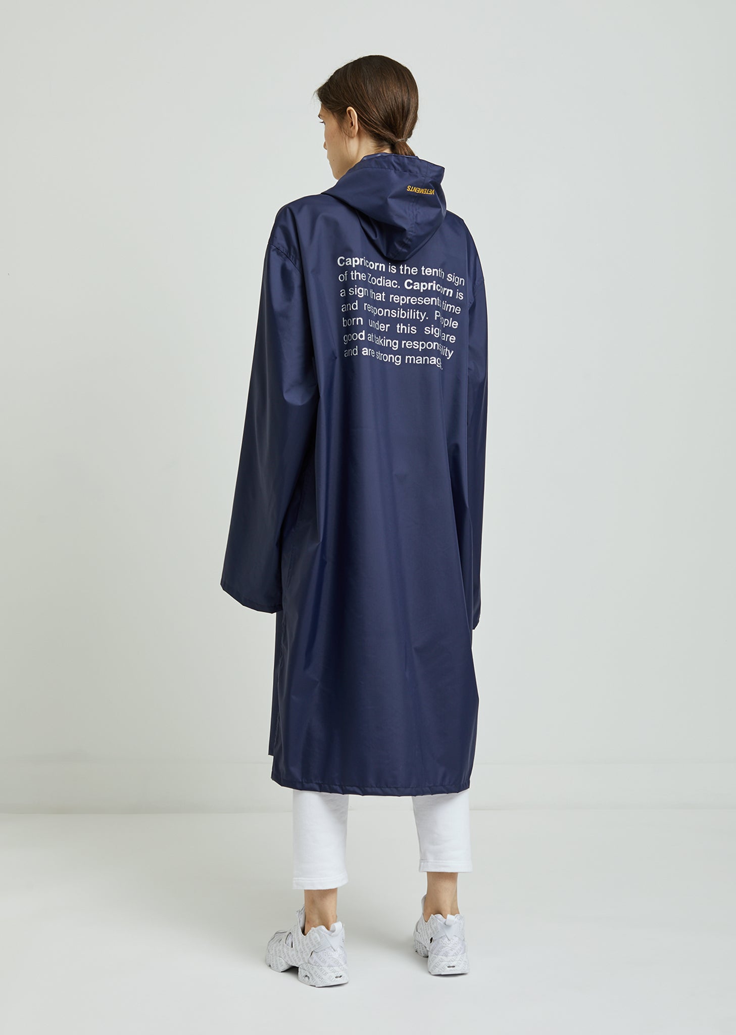vetements  zodiac raincoat
