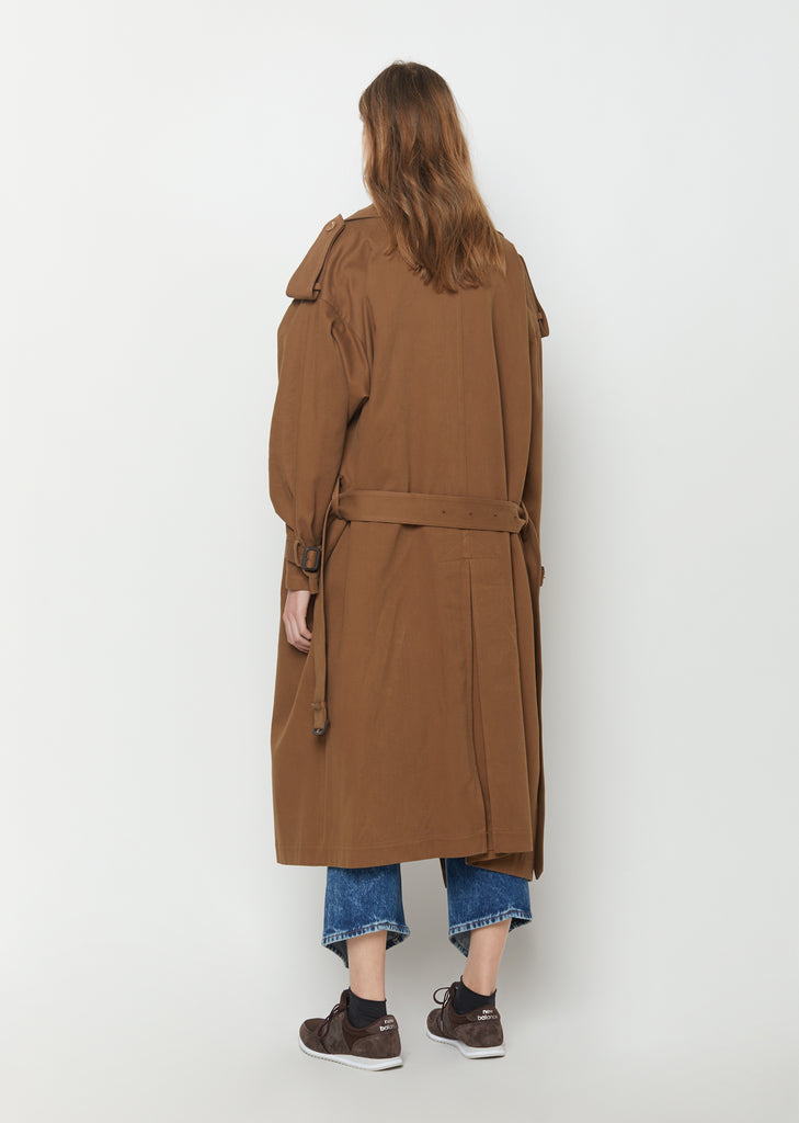 Soft Cotton Trench Coat