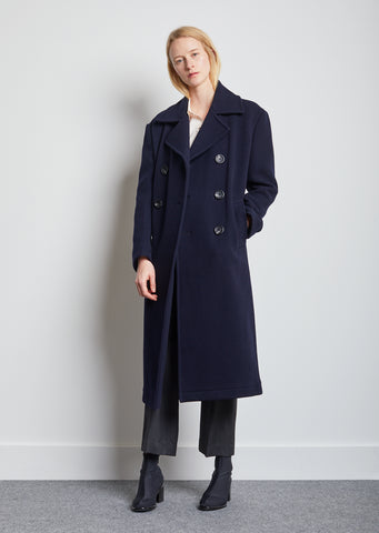 Lambs Wool Double Breasted Coat