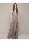Long Printed Voile Dress