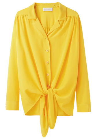 Long Sleeve Silk Shirt