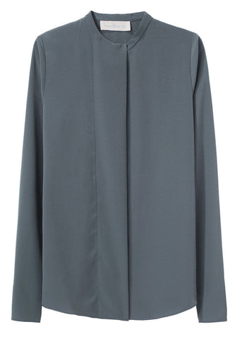 Top with Asymmetric Collar