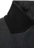 Belted Wool Jacket w/ Fur Trim
