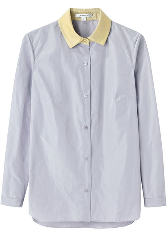 Contrast Collar Shirt