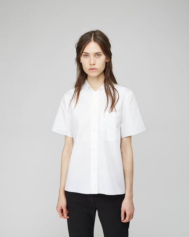 Lattice Collar Shirt