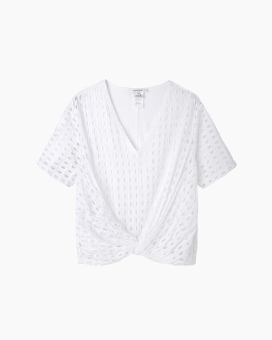 Lattice Knotted Top