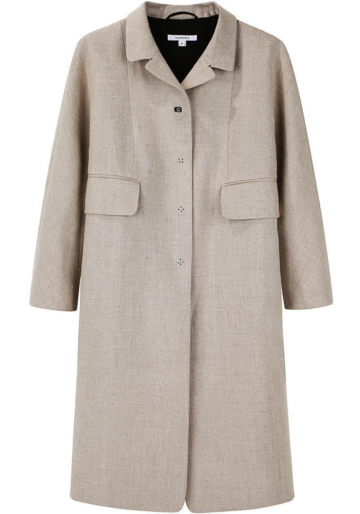 Linen Snap Coat