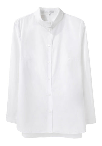 Long Sleeve Round Collar Shirt