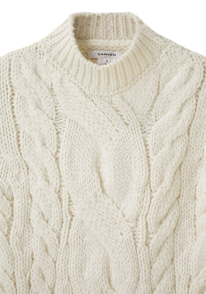 Short Cable Sweater