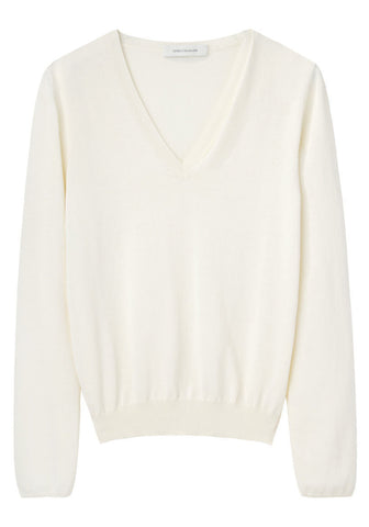 Cotton V-Neck Knit