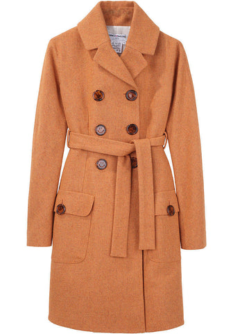 Belted Double Breasted Coat