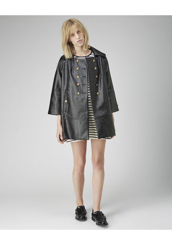 Coated Wool Jacket