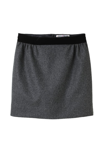 Mini Wool Skirt