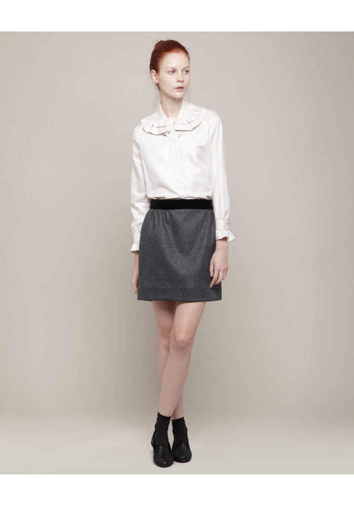 Mini Wool Skirt