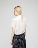 Ruffled Organdy Shirt