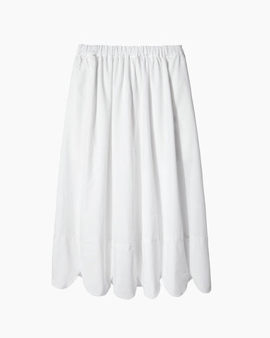 Scalloped Hem Skirt