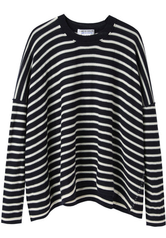 Striped Knit Pullover