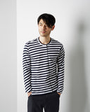 Asymmetrical Stripe Longsleeve T-Shirt