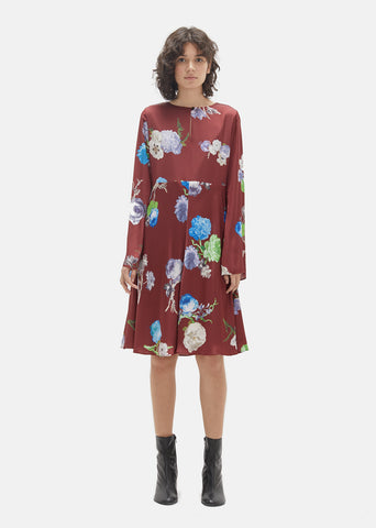 Dahari Flower Print Dress