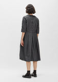 Wool Shadow Herringbone Dress