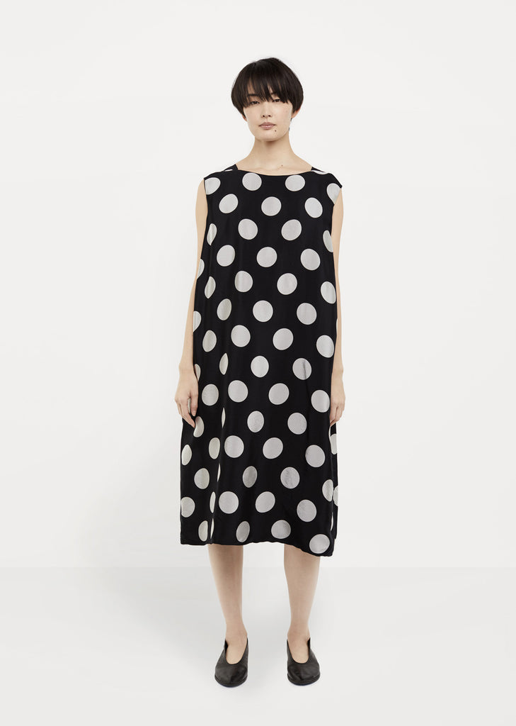Polka-Dot Print Dress
