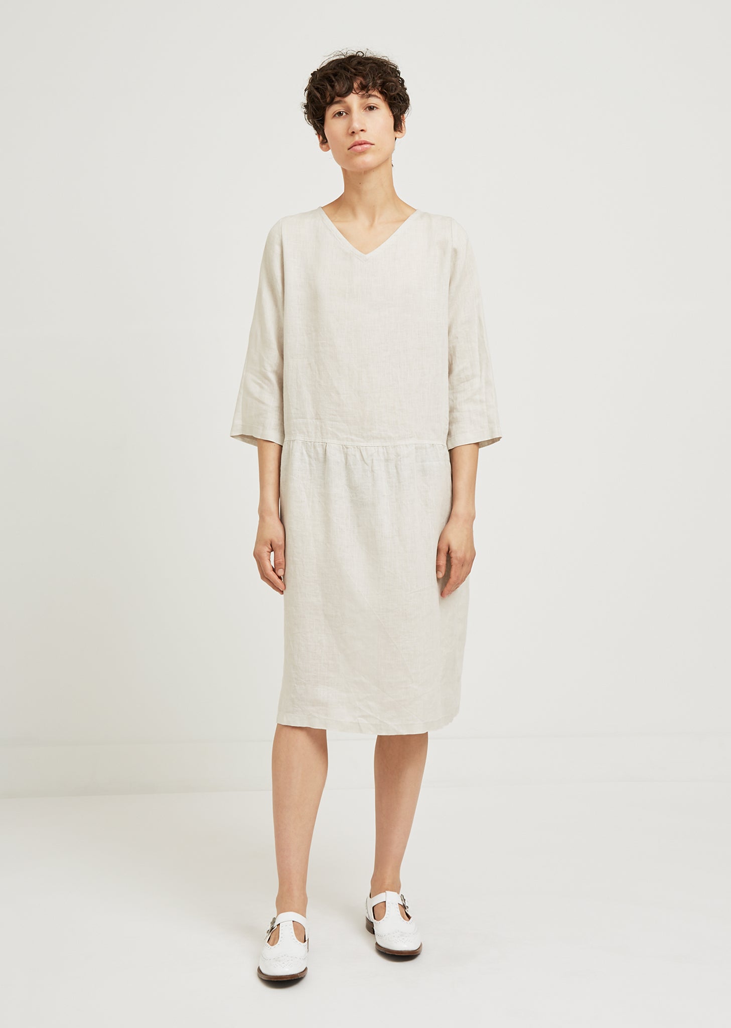 fog linen dress Camille Linen Dress by Fog Linen- La Garonne