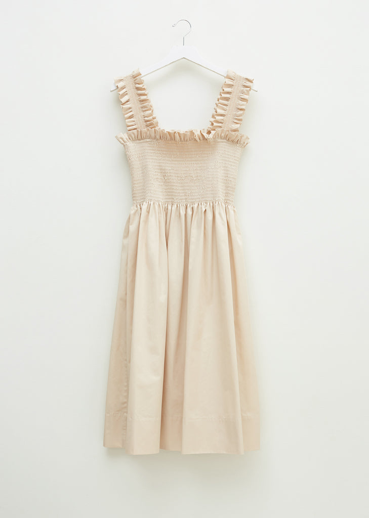 Paula Shirred Cotton Dress