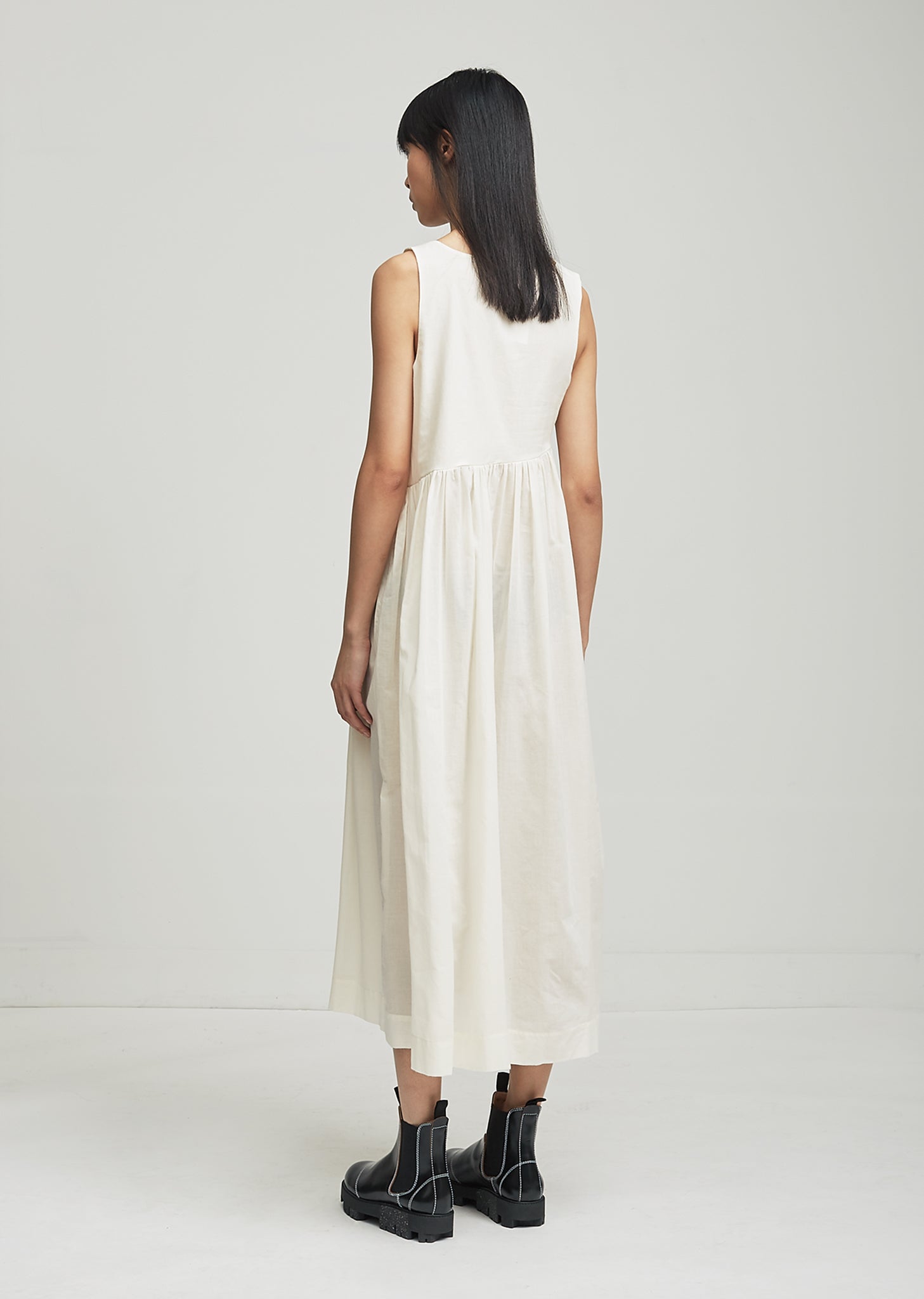 Camille Cotton Voile Dress by Molly Goddard- La Garonne Camille Cotton Voile Dress by Molly Goddard- La Garonne