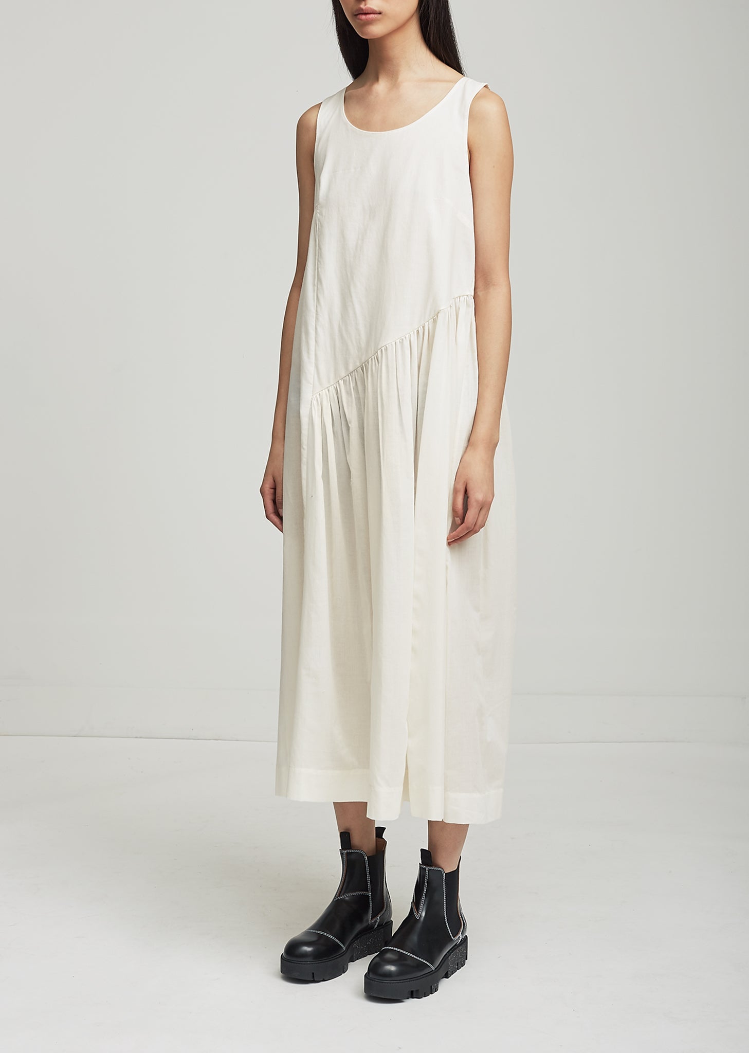 Camille Cotton Voile Dress by Molly Goddard- La Garçonne Camille Cotton Voile Dress by Molly Goddard- La Garçonne