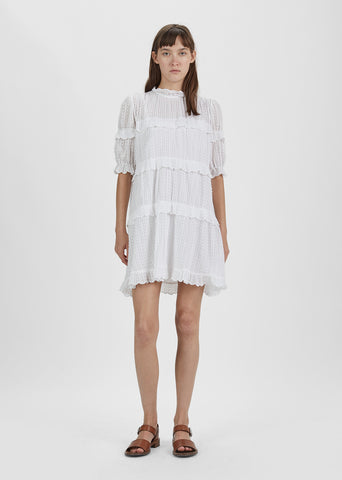 Yin Cotton Ruffle Dress