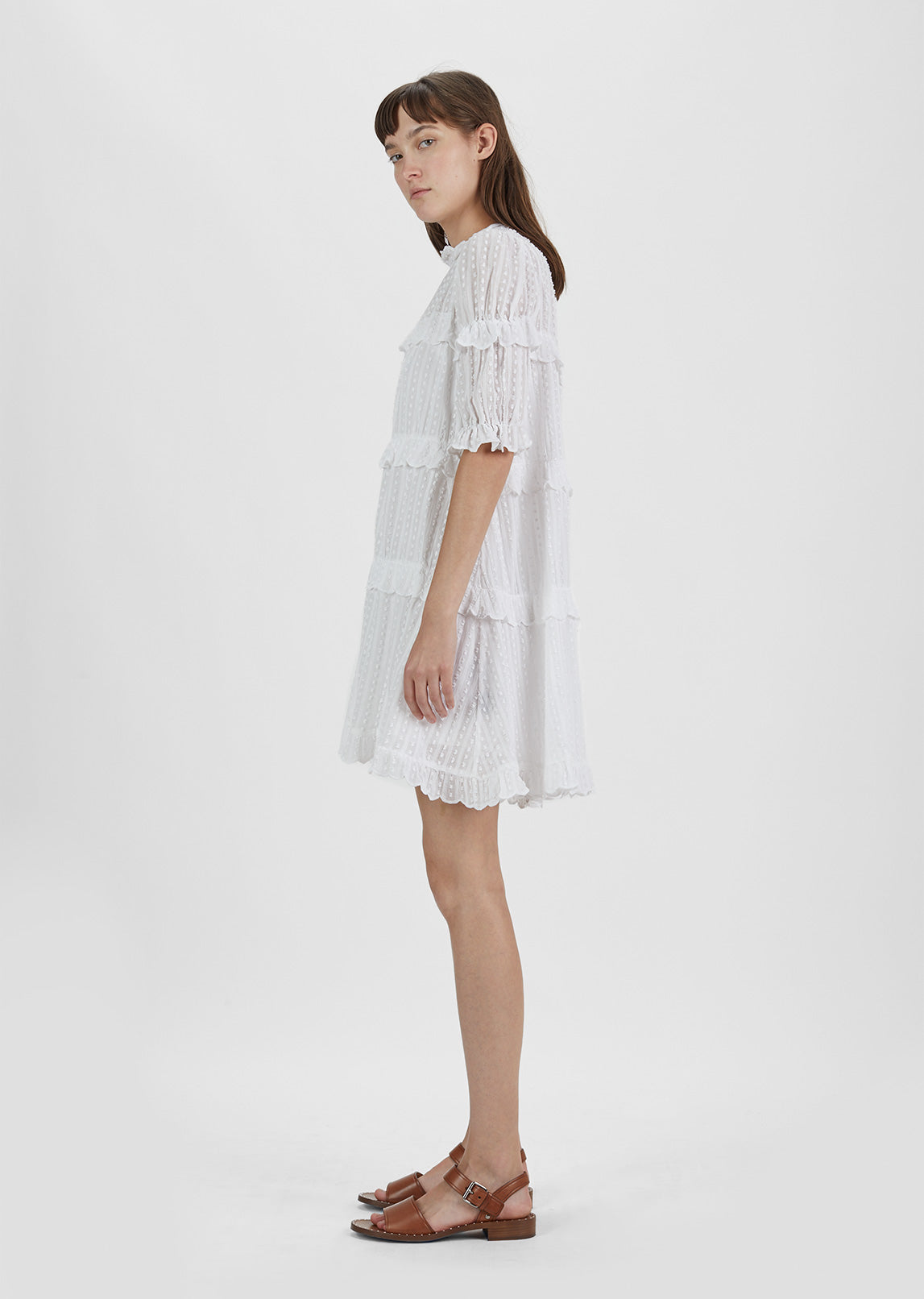 isabel marant white cotton dress PREYA DRESS Woman white