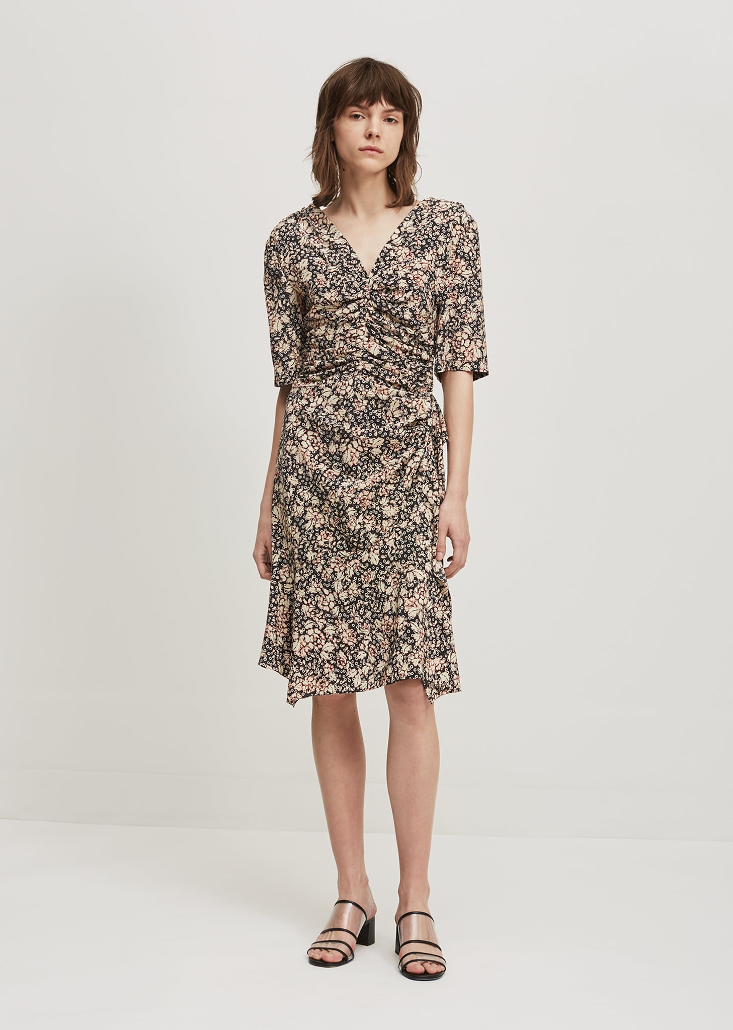 【Isabel Marant】 Breeプリント stretch-silkミディスカート Brodie Printed Silk Dress by Isabel Marant- La Garçonne